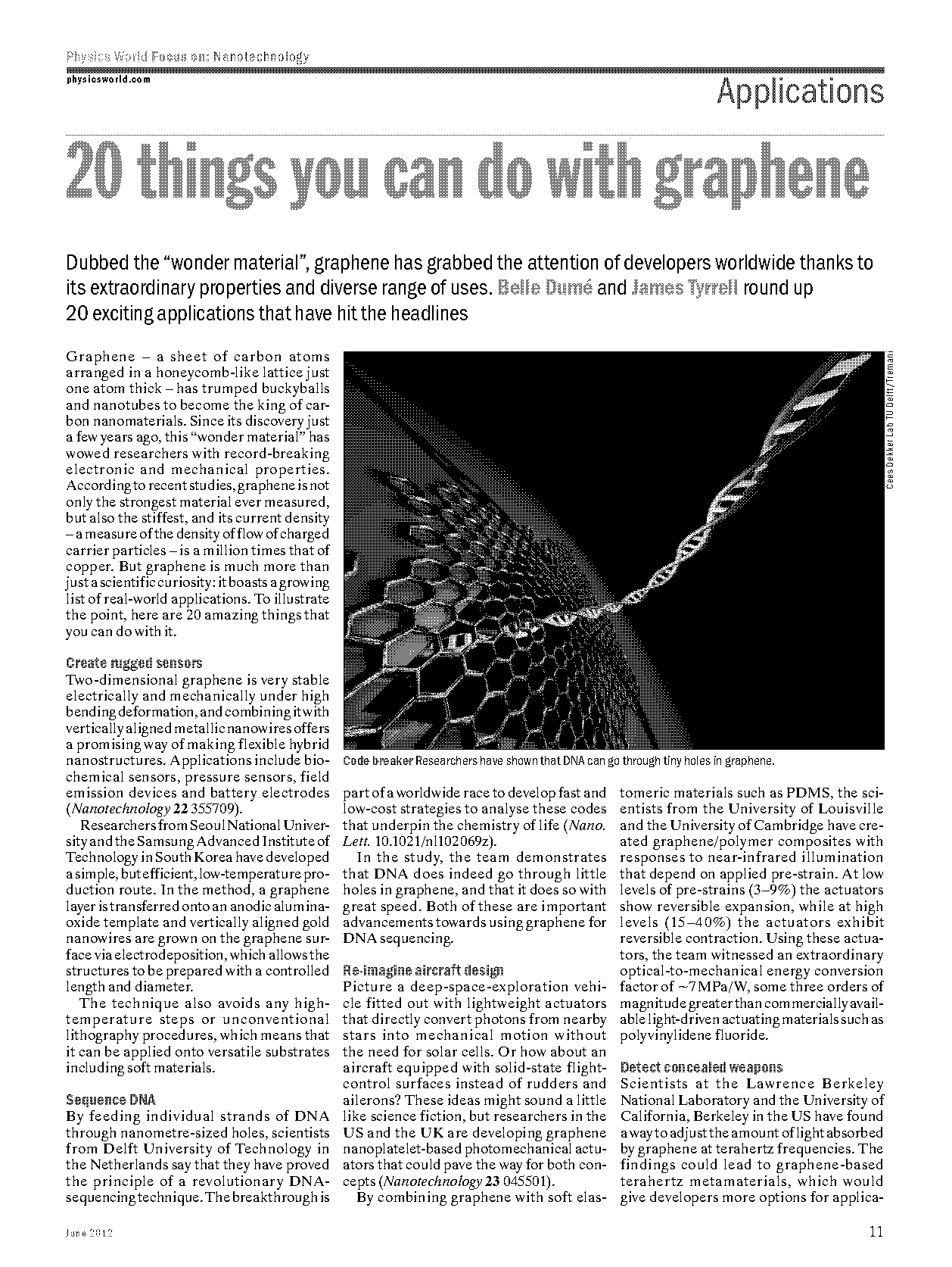 graphene applications in electronic pdf